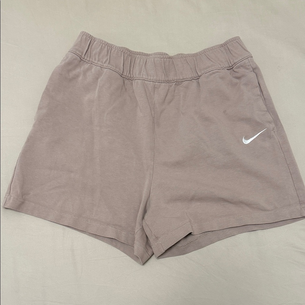 Nike Women's Light Brown Athletic Shorts
